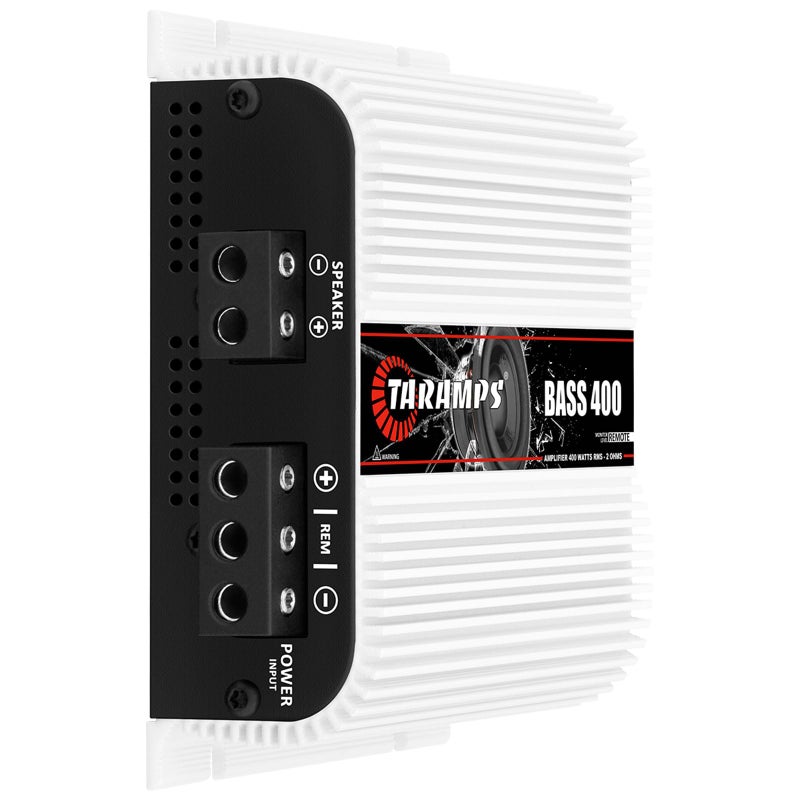 Taramp's مضخم صوت تيرامبس باس 400 2 أوم أحادي القناة 400 واط RMS 1 قناة 14.4 فولت DC طاقة كاملة النطاق، رائع للساب/الباس - إدخال RCA/مستوى عالٍ، صوت السيارة - Image 2